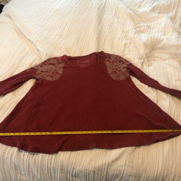 Free People We The Free waffle shirt - Picture 5 of 5